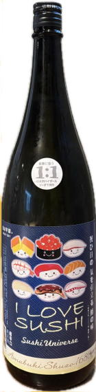 天吹 　あいらぶすし　超辛口純米火入 7BY　(1.8L)