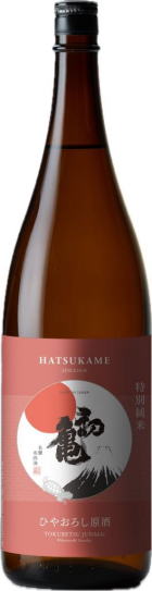 初亀　特別純米 ひやおろし原酒 7BY (1.8L)